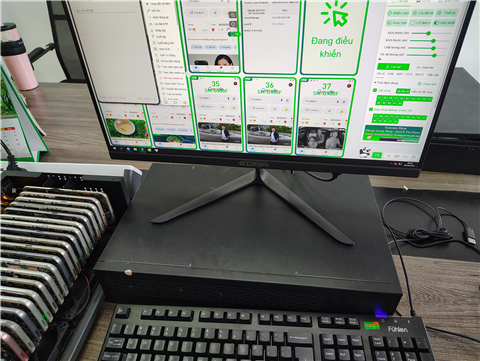 Ảnh Lắp Đặt Box Phone Farm Tại Đường Nguyễn Trãi,  Hà Nội